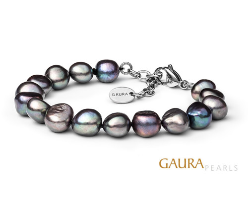 Браслет из пресноводного жемчуга барокко :: BRB211-B / 3274 Браслет из пресноводного жемчуга барокко :: BRB211-B / 3274