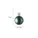 Pendant without chain with pearls: freshwater, black, 9.0-9.5 мм — rhodium plated silver 925