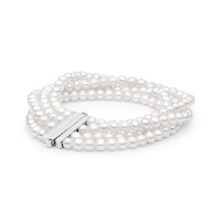 Браслет из пресноводного жемчуга :: 214-43B / 4172