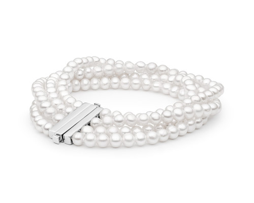 Браслет из пресноводного жемчуга :: 214-43B / 4172 Браслет из пресноводного жемчуга :: 214-43B / 4172