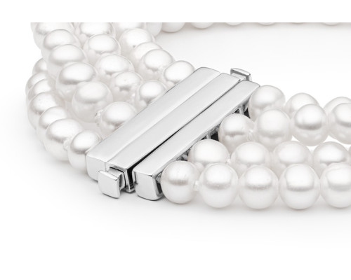 Браслет из пресноводного жемчуга :: 214-43B / 4172 Браслет из пресноводного жемчуга :: 214-43B / 4172