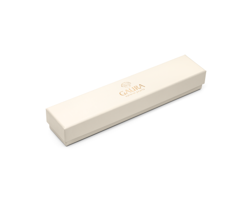 Pearl necklace: freshwater, white, round, 4-9 мм — rose gold 585